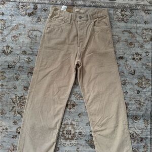 Levi's Women Beige Corduroy Pants